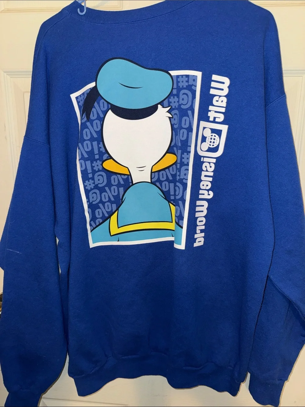 Disney Royal Blue Donald Duck Graphic Sweatshirt